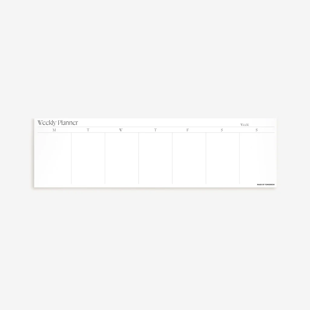 Made Of Tomorrow Weekly Perpetual Desk Planner - Image 5