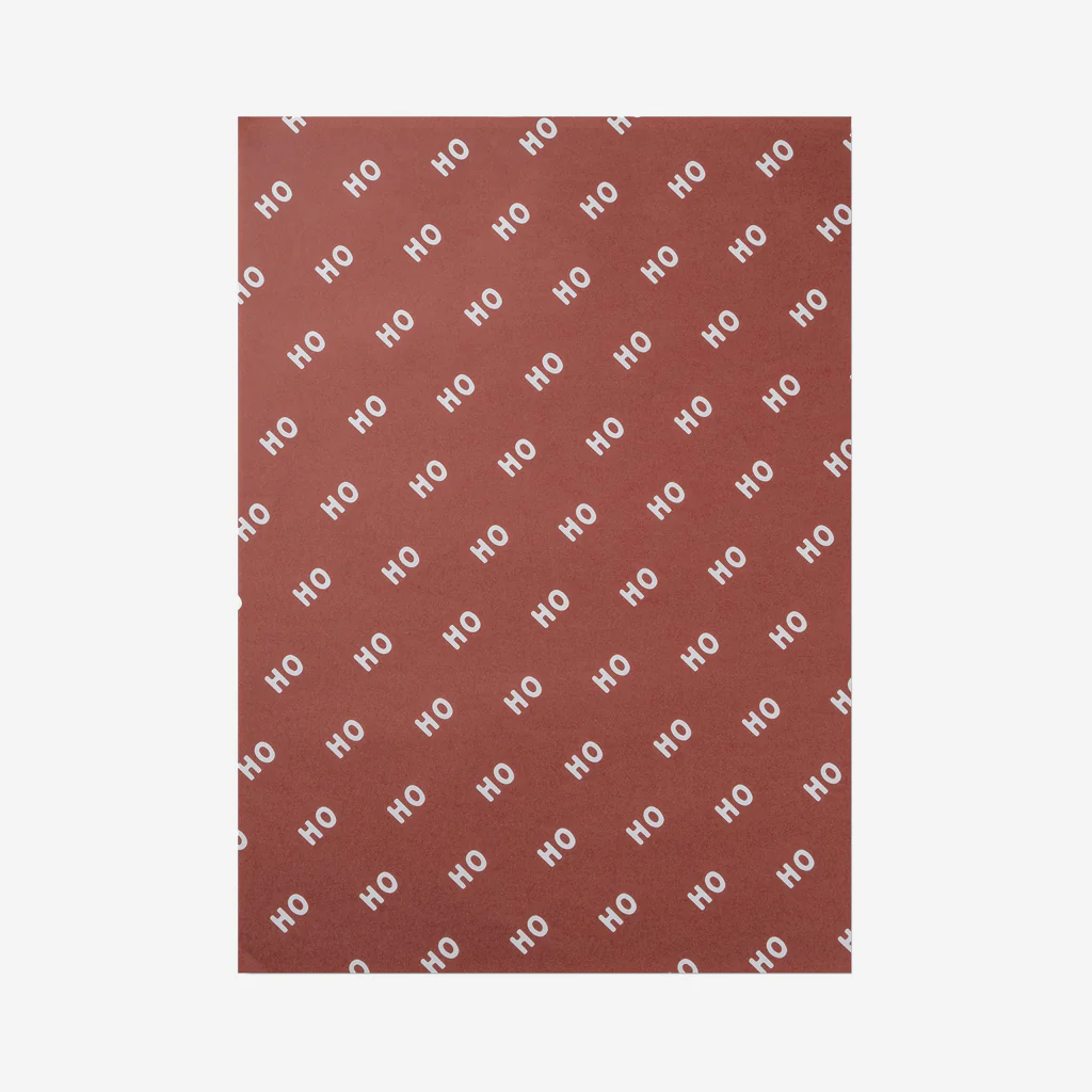 Made Paper Co Ho Ho Ho Wrapping Paper Roll Mulled Wine - Image 10