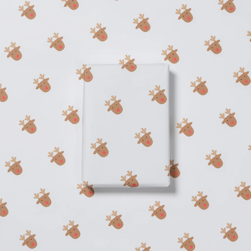 Made Paper Co Rudolph Wrapping Paper Roll