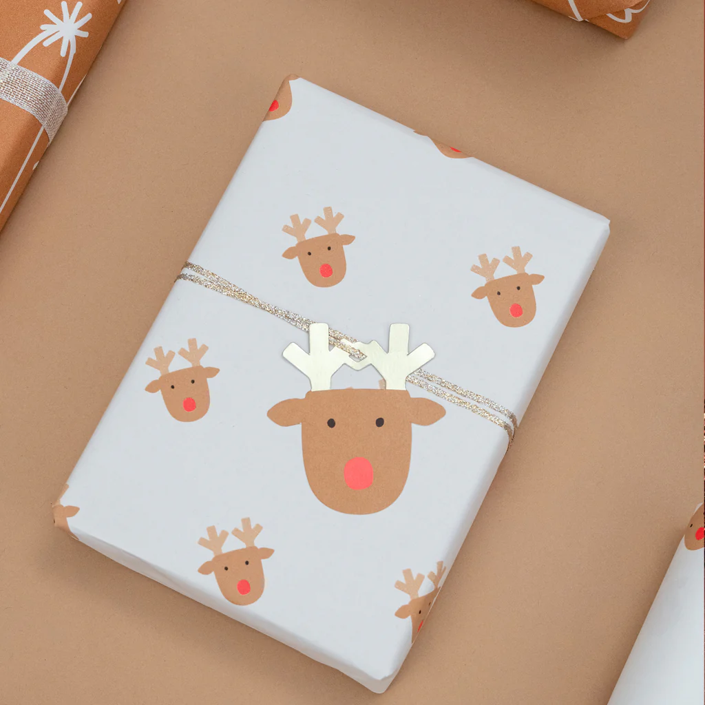 Made Paper Co Rudolph Wrapping Paper Roll - Image 2