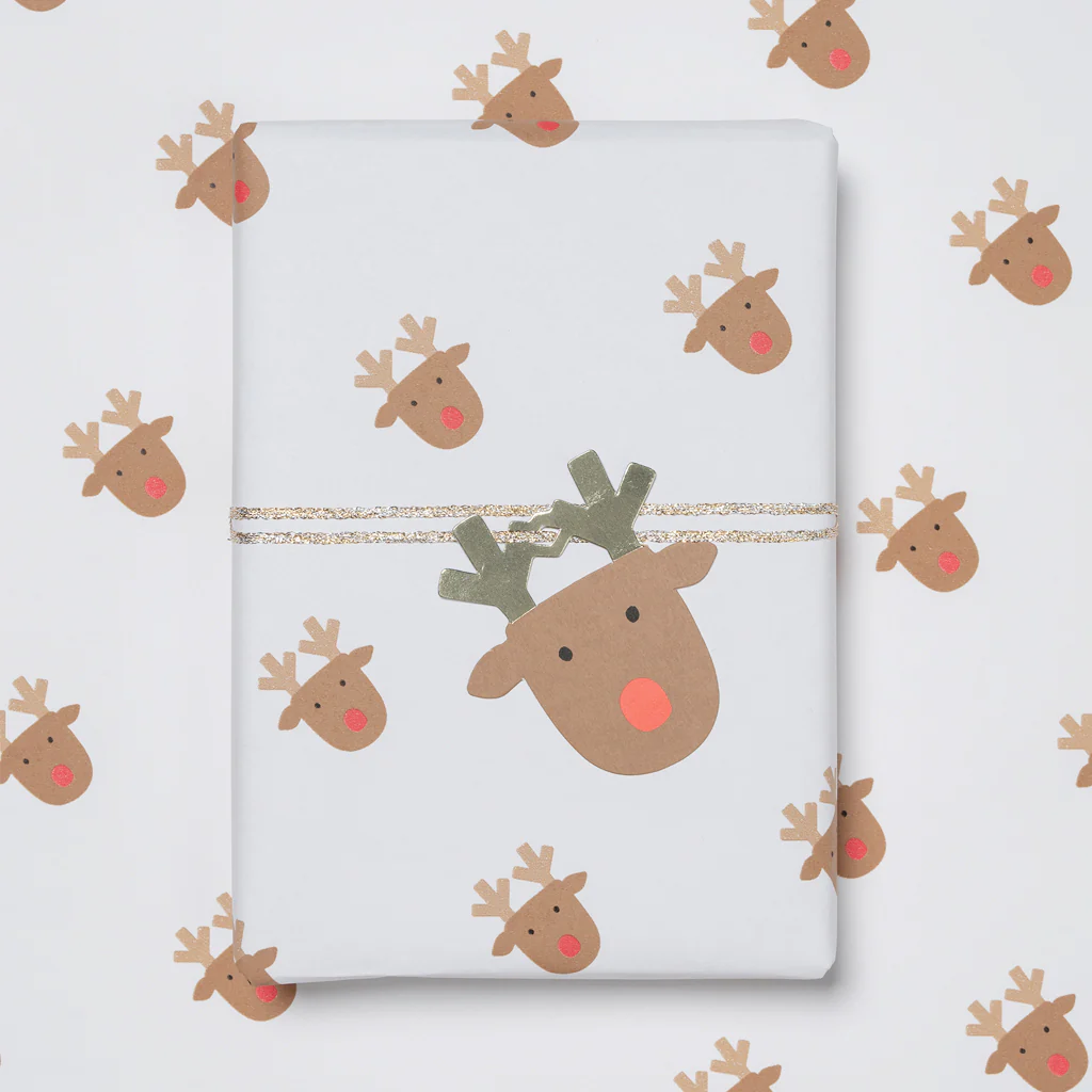 Made Paper Co Rudolph Wrapping Paper Roll - Image 3