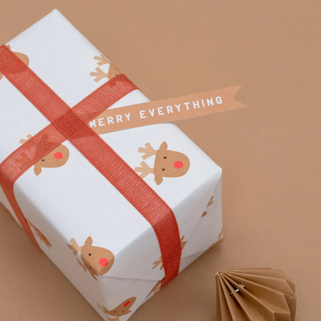 Made Paper Co Rudolph Wrapping Paper Roll - Image 5