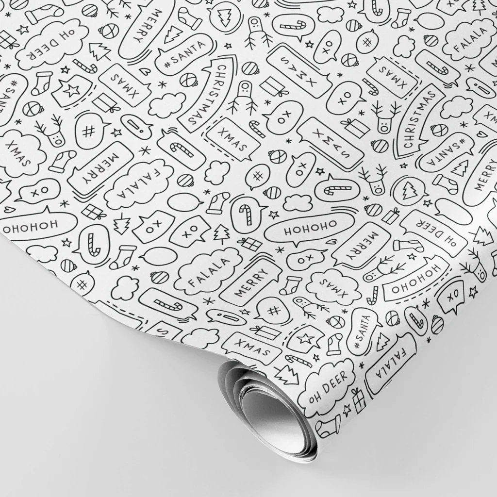Made Paper Co Speech Wrapping Paper Roll - Image 4