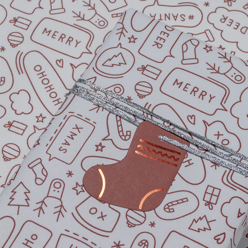 Made Paper Co Speech Wrapping Paper Roll Mulled Wine - Image 4