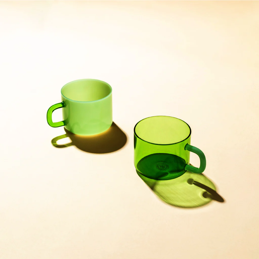 Maho Cha Mug Set Green Avocado - Image 2