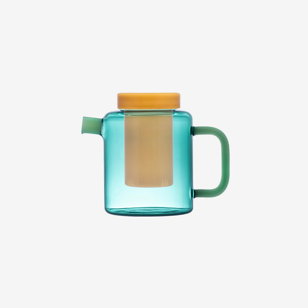 Maho Cha Pot Teal and Toffee