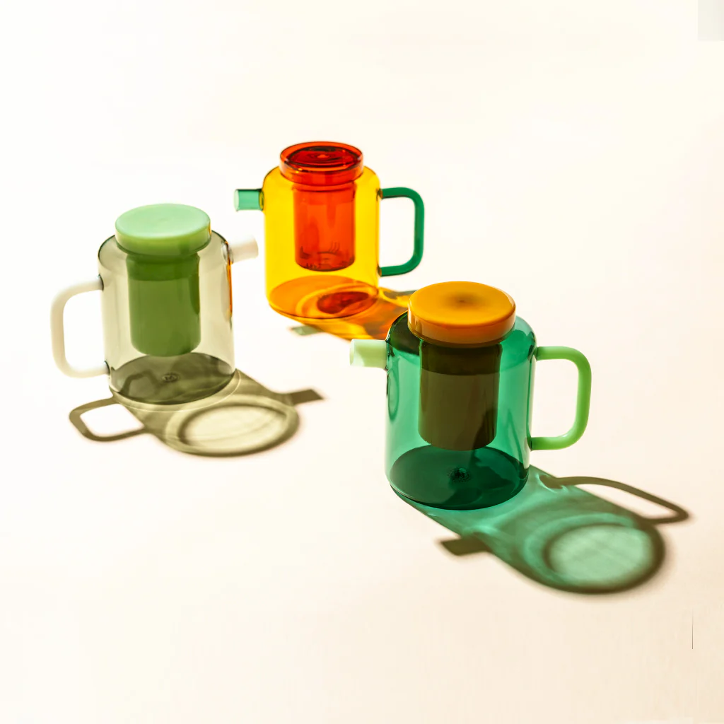Maho Cha Pot Teal and Toffee - Image 3