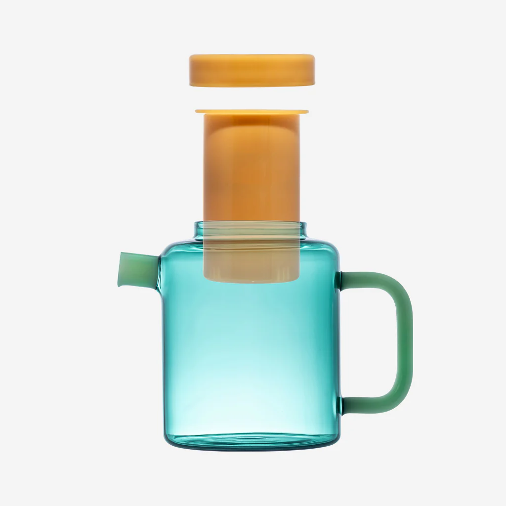 Maho Cha Pot Teal and Toffee - Image 6