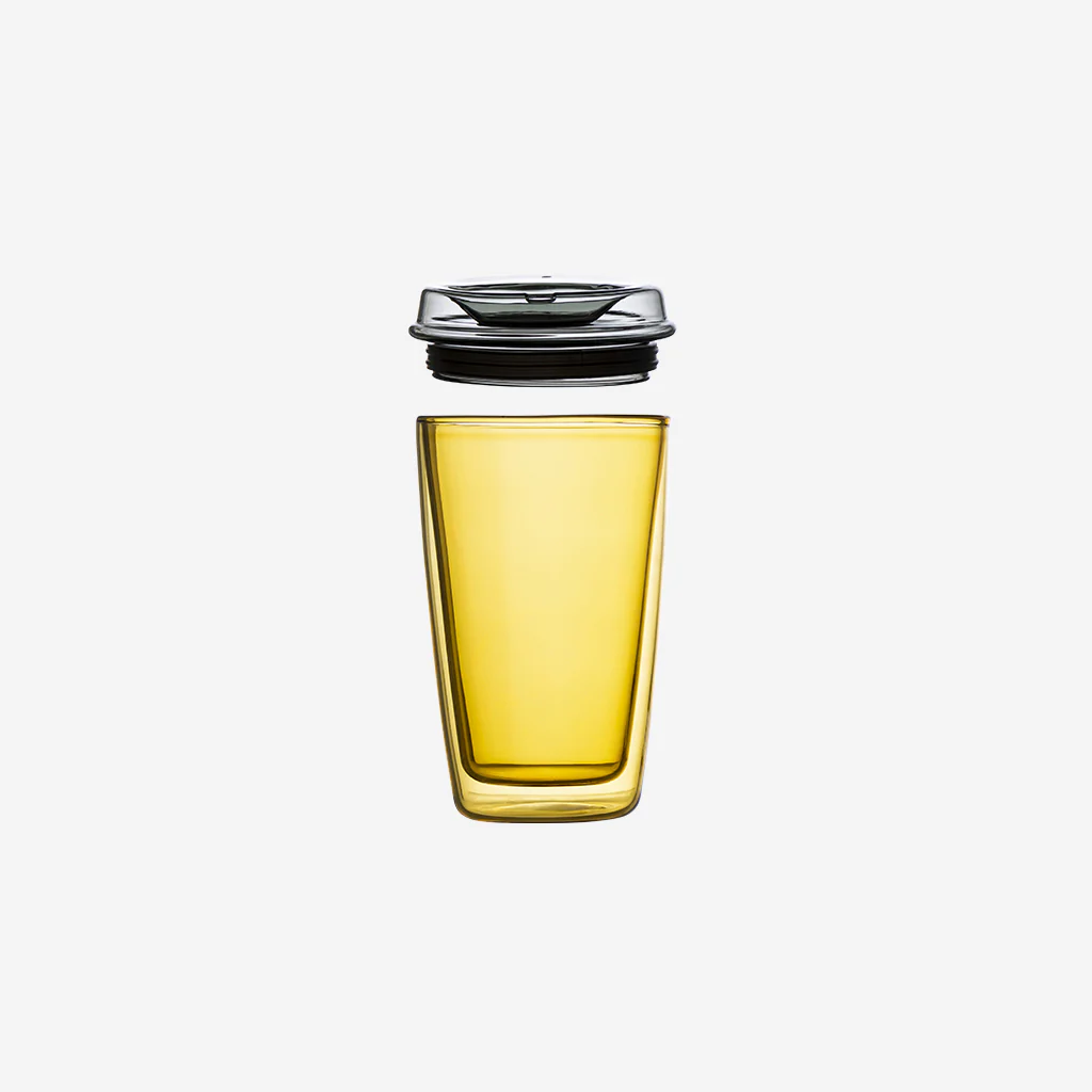 Maho Cuddle Glass Cup Yellow Smoke - Image 3
