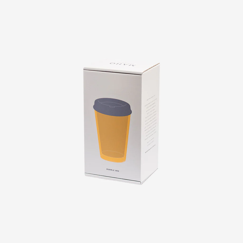 Maho Cuddle Glass Cup Yellow Smoke - Image 4