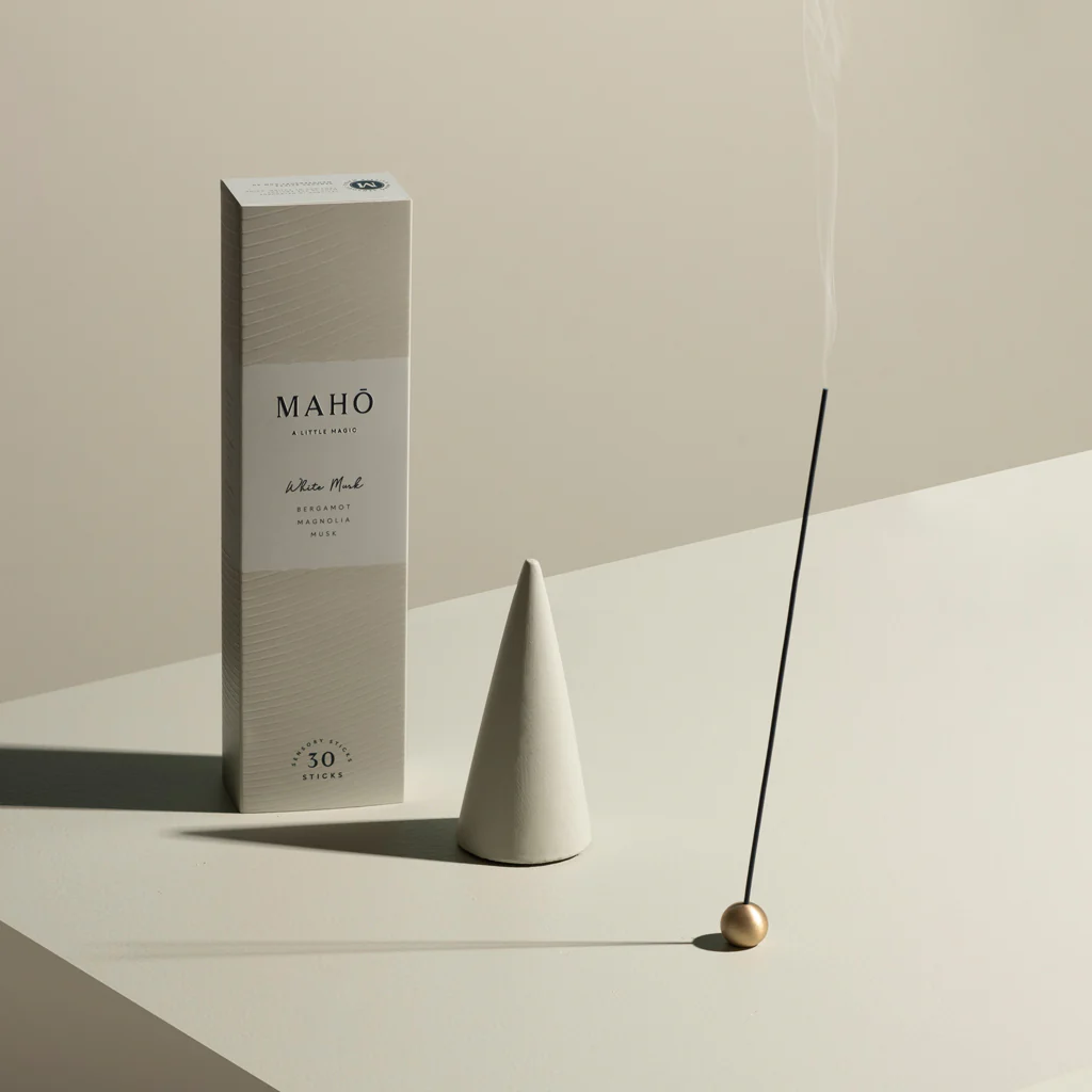 Maho Sensory Incense Burner Kit White Musk - Image 3