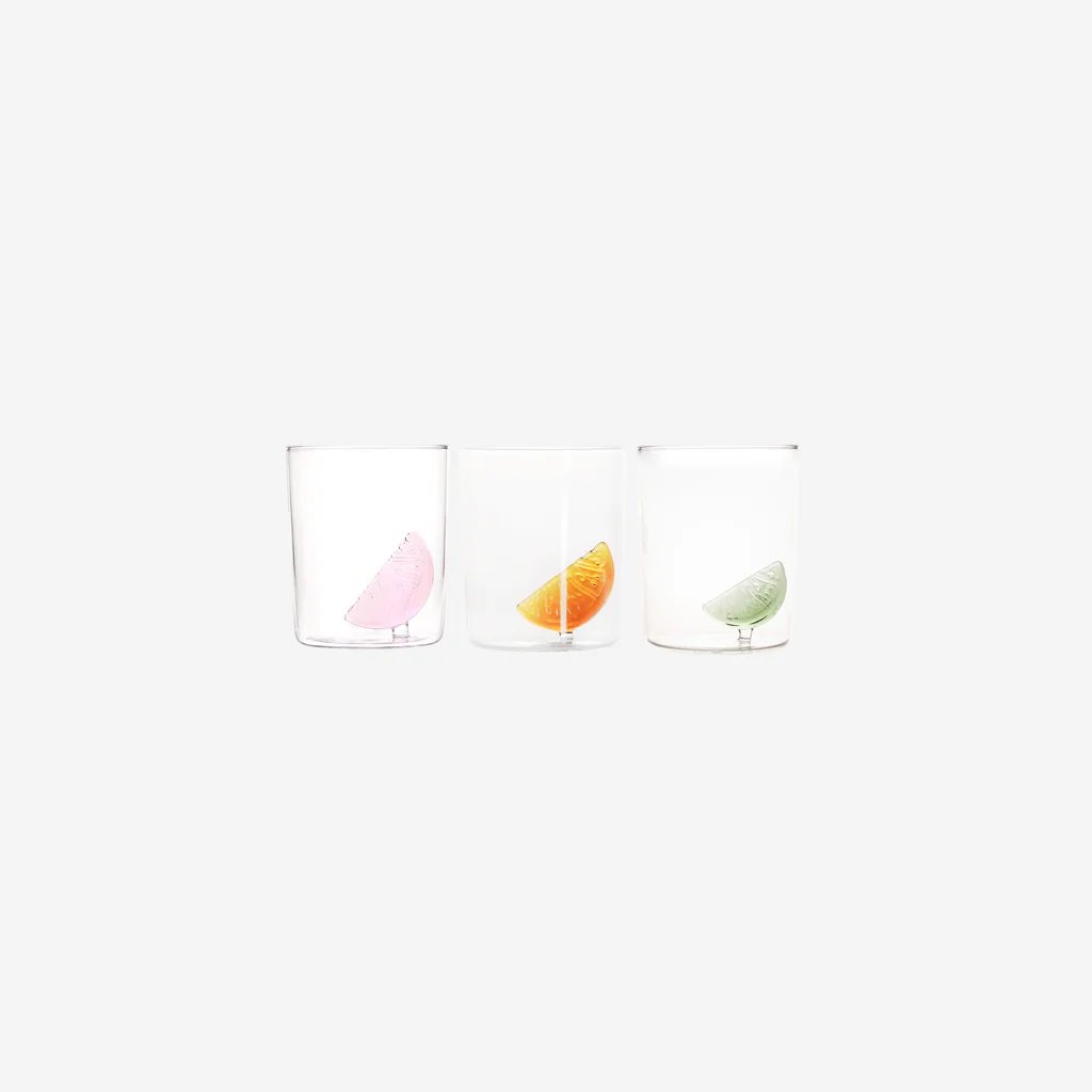 Maison Balzac 3 Citrus Glass Set