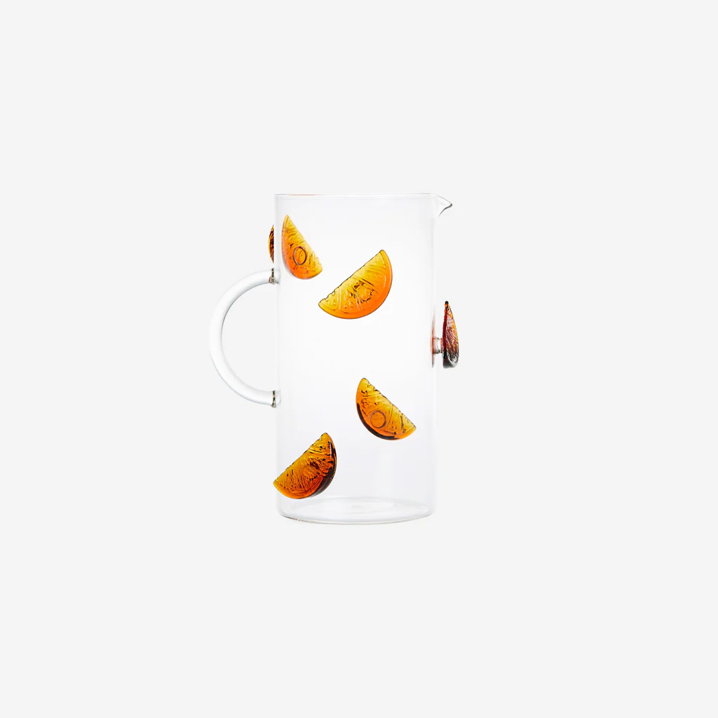 Maison Balzac Aperitif Jug Orange Amber