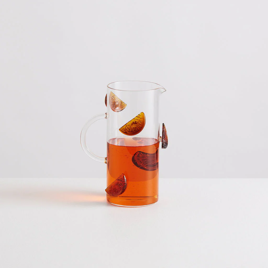 Maison Balzac Aperitif Jug Orange Amber - Image 3