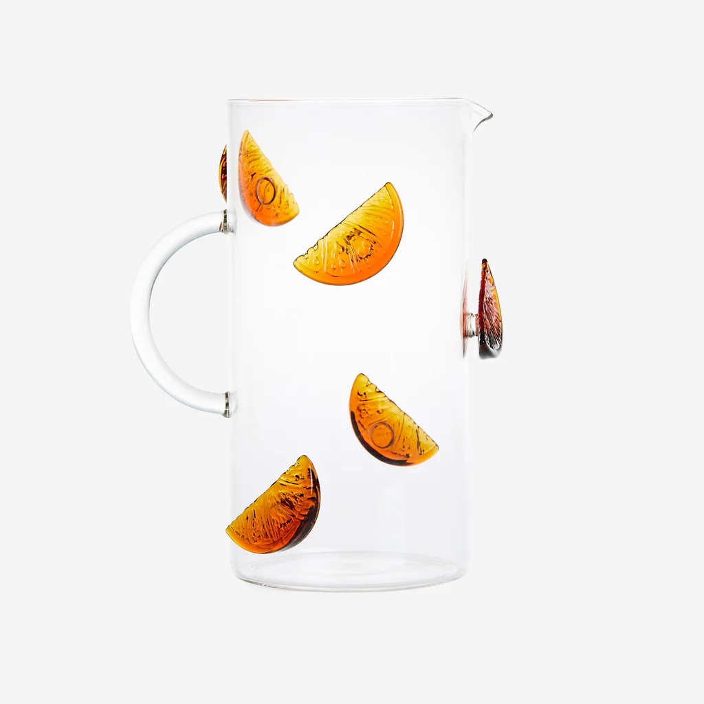Maison Balzac Aperitif Jug Orange Amber - Image 4