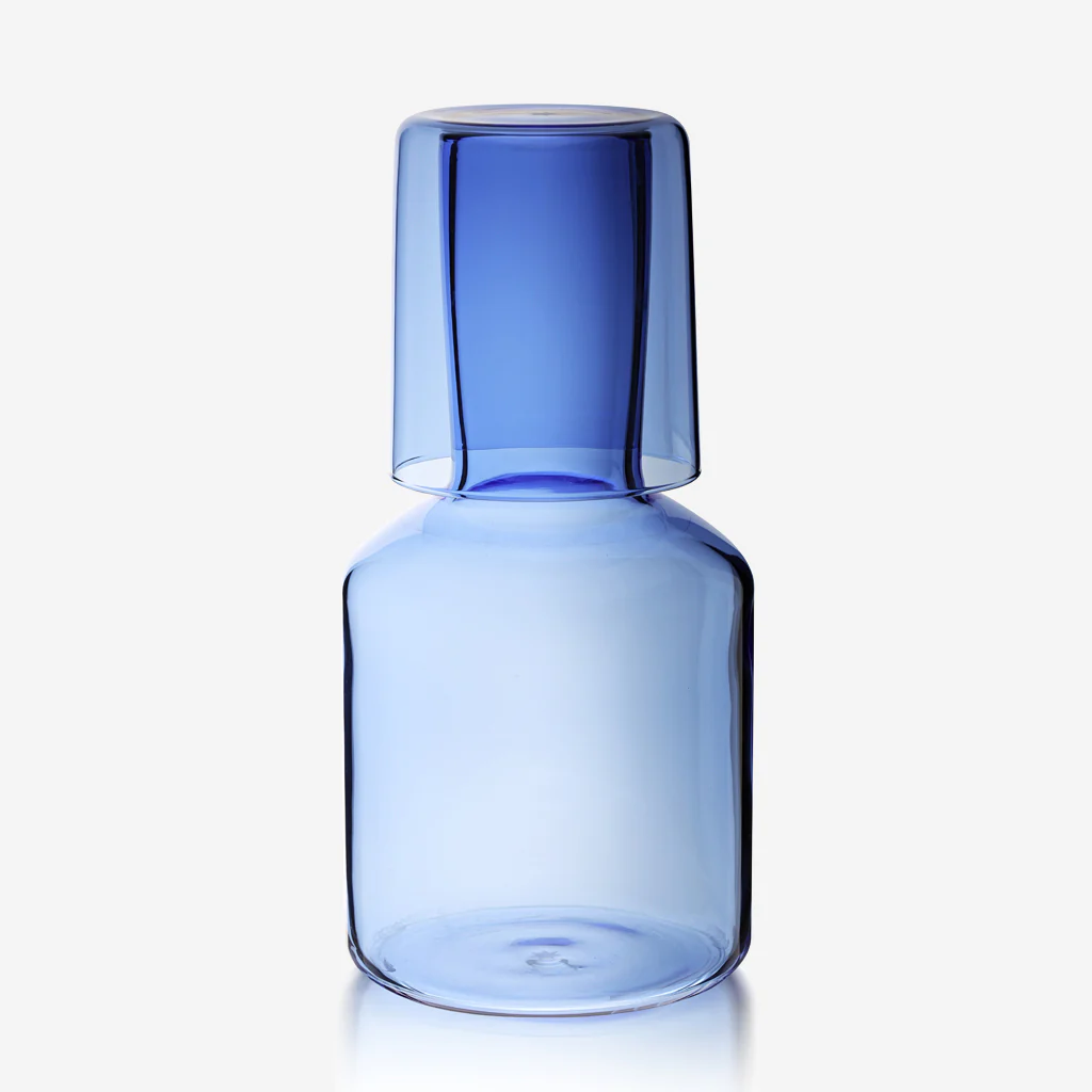 Maison Balzac Glass Cups Azure Blue - Image 3