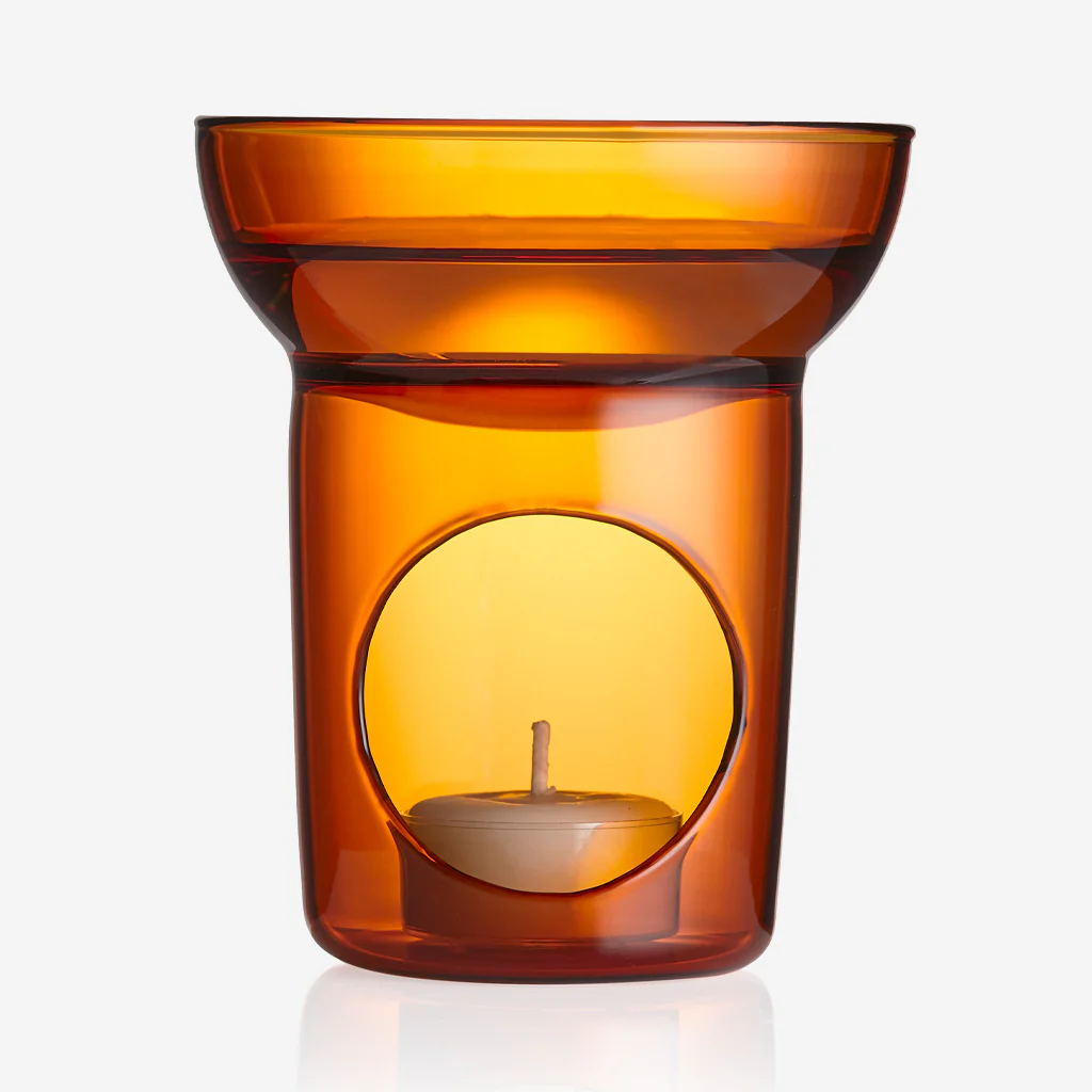 Maison Balzac Glass Oil Burner Amber - Image 3