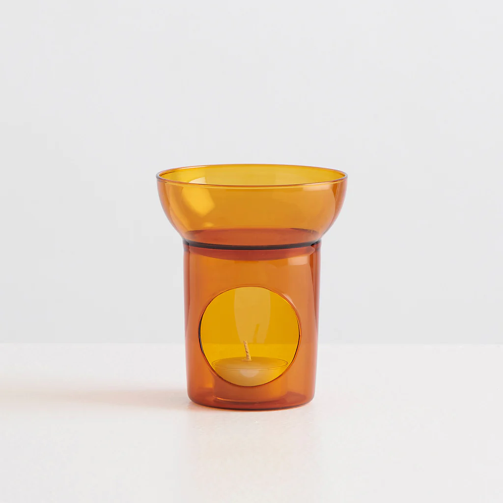 Maison Balzac Glass Oil Burner Amber - Image 5