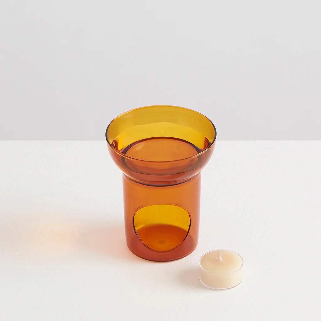 Maison Balzac Glass Oil Burner Amber - Image 6