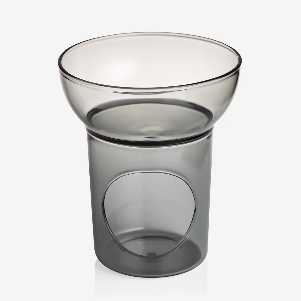 Maison Balzac Glass Oil Burner Smoke Grey - Image 3