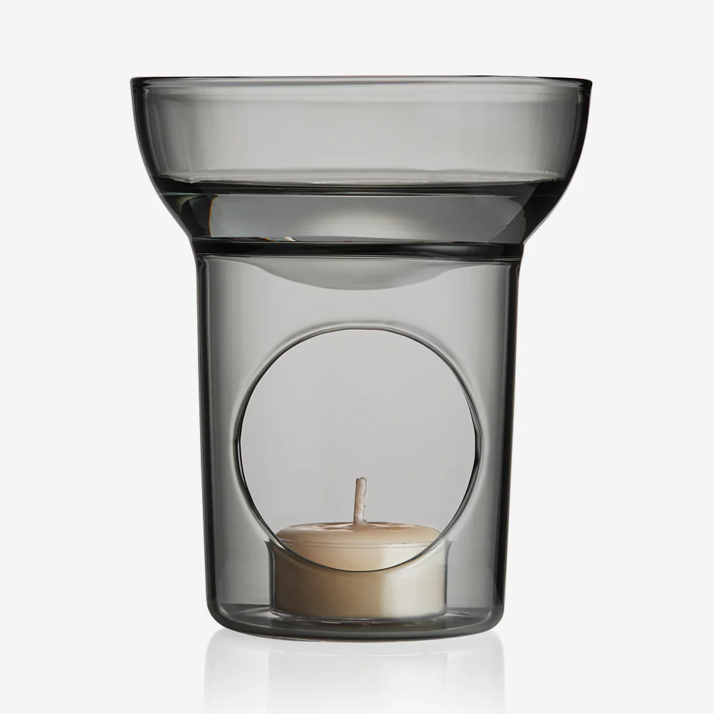 Maison Balzac Glass Oil Burner Smoke Grey - Image 6