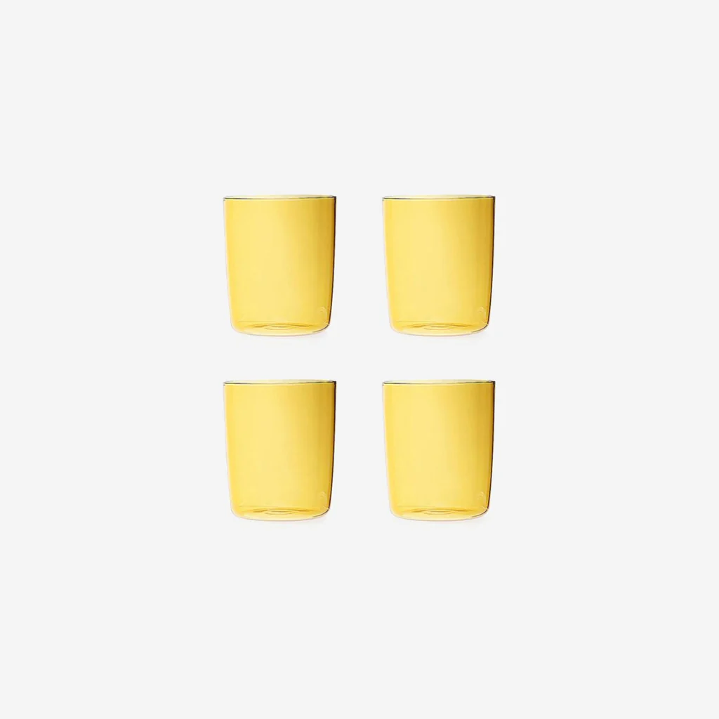 Maison Balzac Glass Tumblers Miel