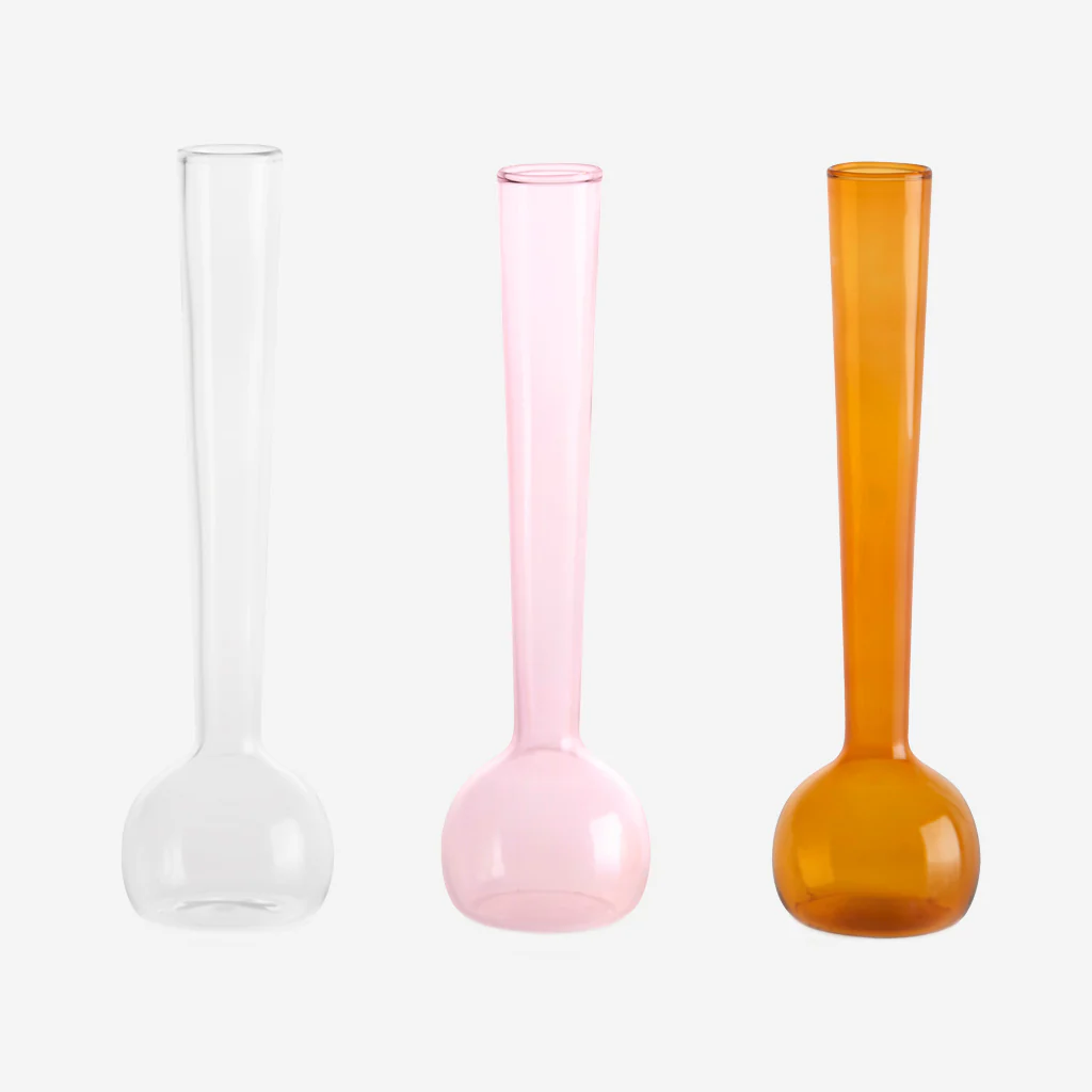 Maison Balzac Margot Trio Vases Amber Pink - Image 3