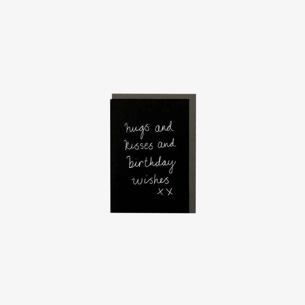Me & Amber Card Birthday Hugs and Kisses