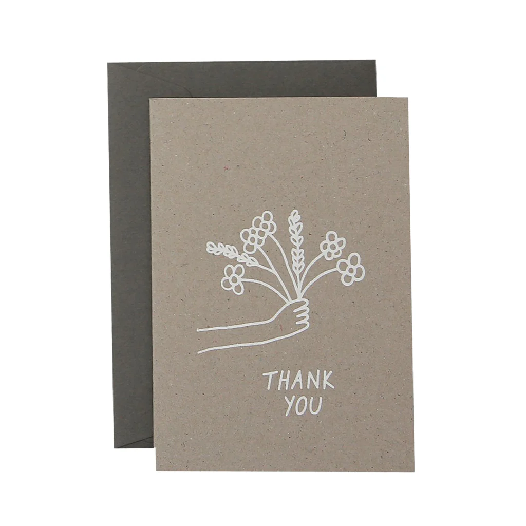 Me & Amber Card Thank You Flowers - Image 2