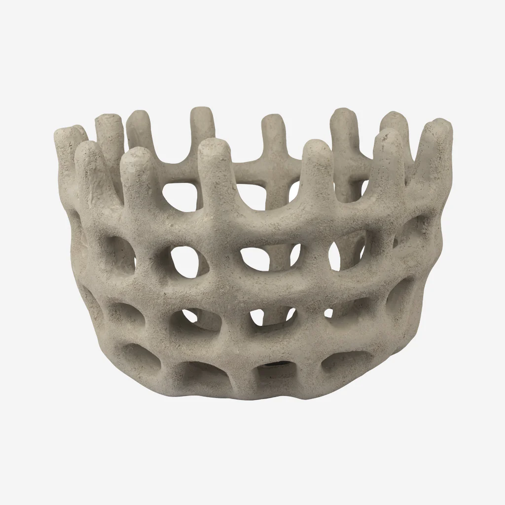 Mette Ditmer Art Piece Braided Bowl Sand - Image 4