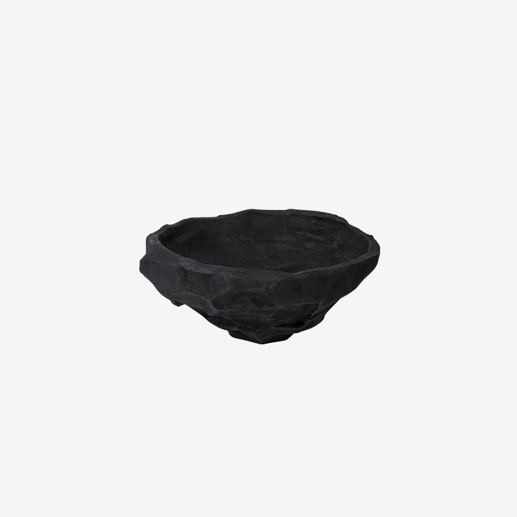 Mette Ditmer Art Piece Nuki Candle Bowl Black