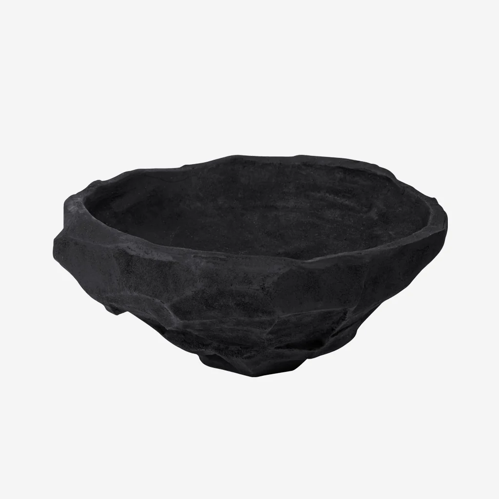 Mette Ditmer Art Piece Nuki Candle Bowl Black - Image 4