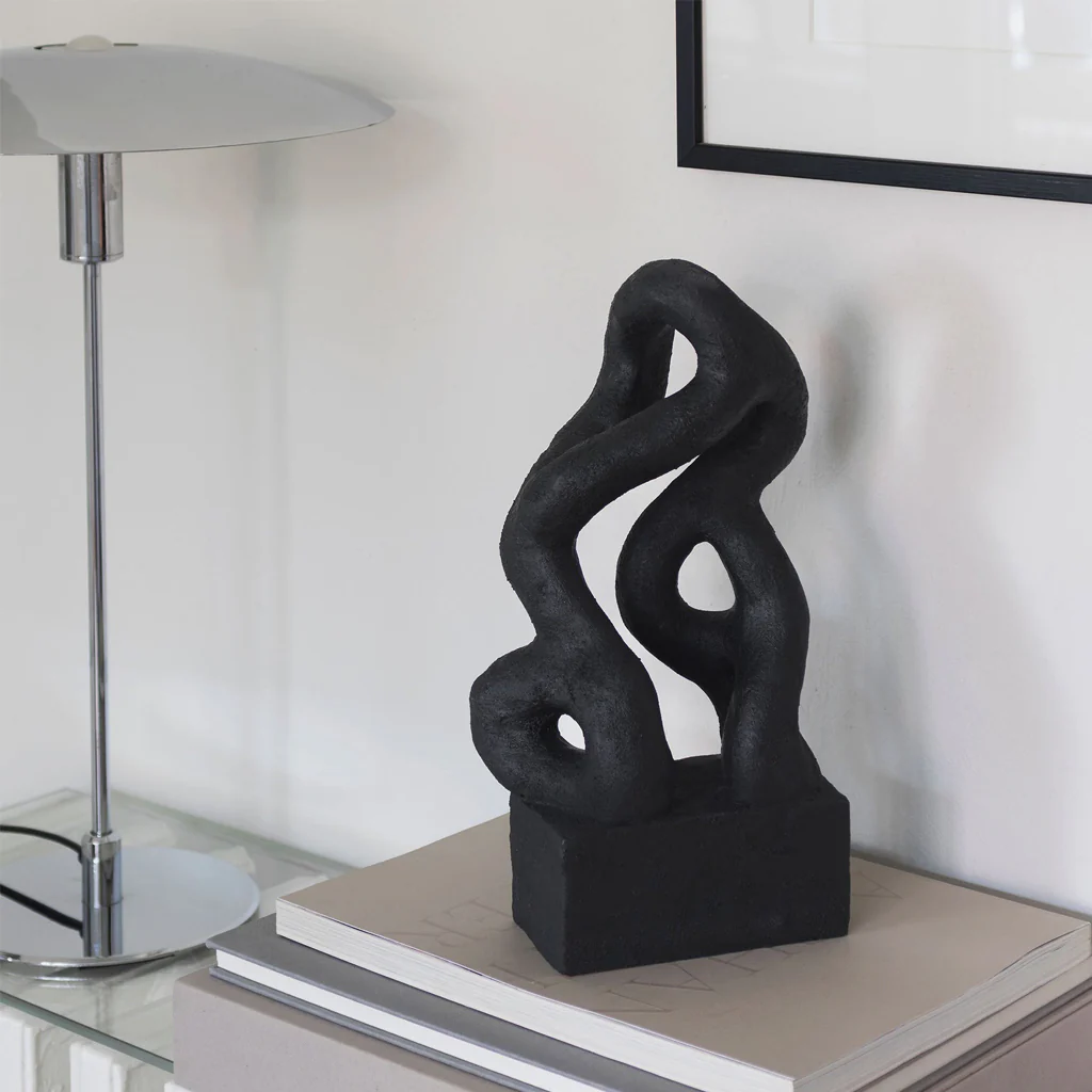 Mette Ditmer Art Piece Symbiosis Sculpture Black - Image 3