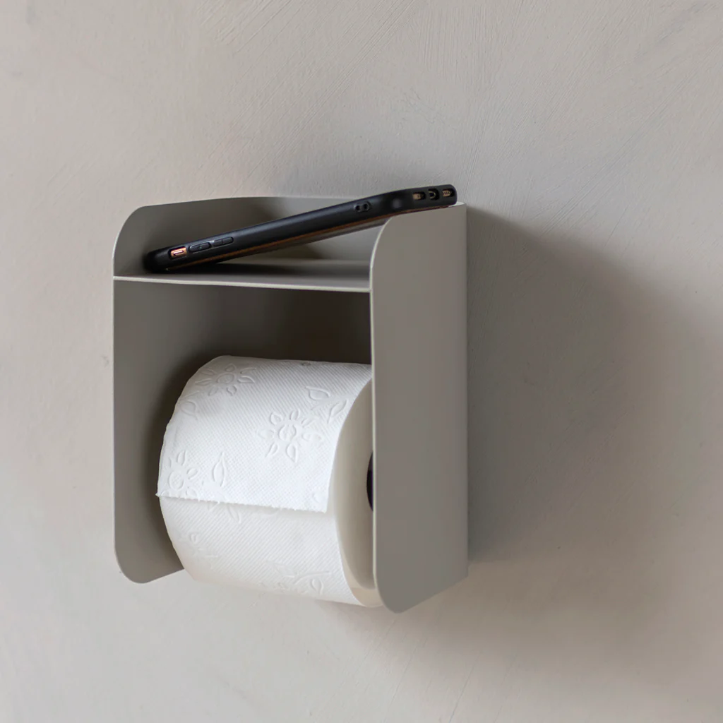 Mette Ditmer Carry Toilet Roll Holder Sand Grey - Image 4