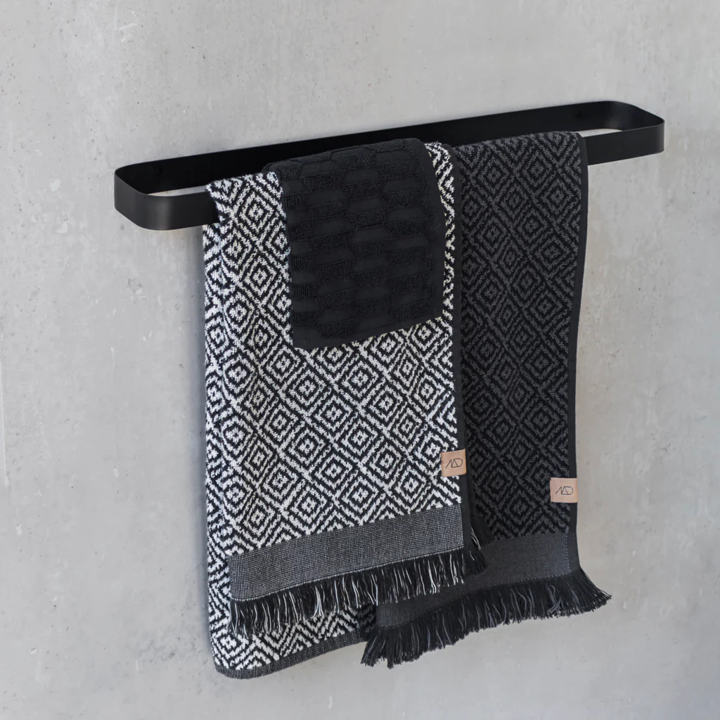 Mette Ditmer Carry Towel Rail Black - Image 3