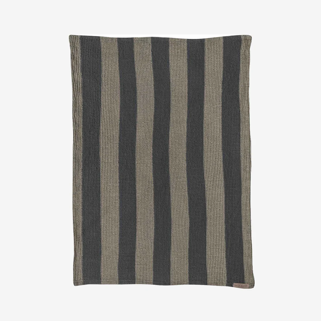 Mette Ditmer Elvira Tea Towel Dark Grey - Image 4