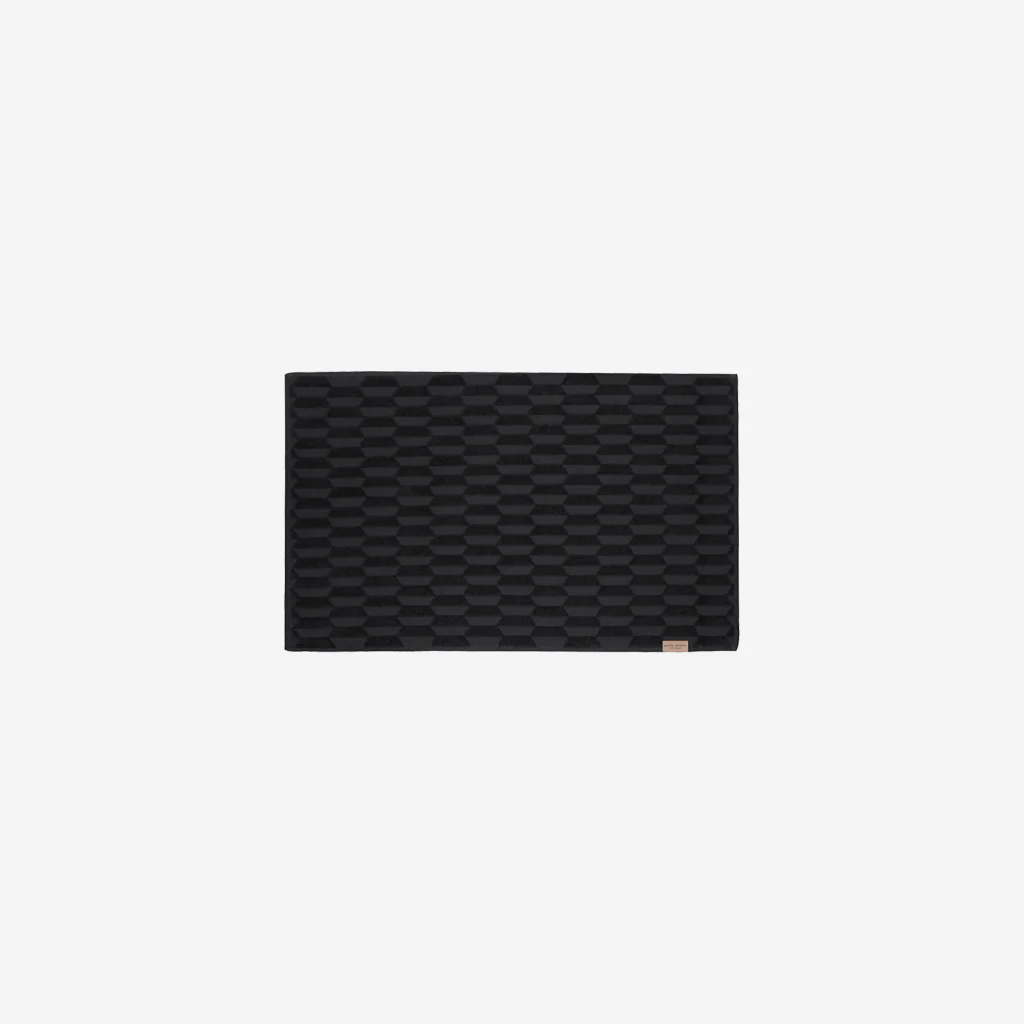 Mette Ditmer Geo Bath Mat Black