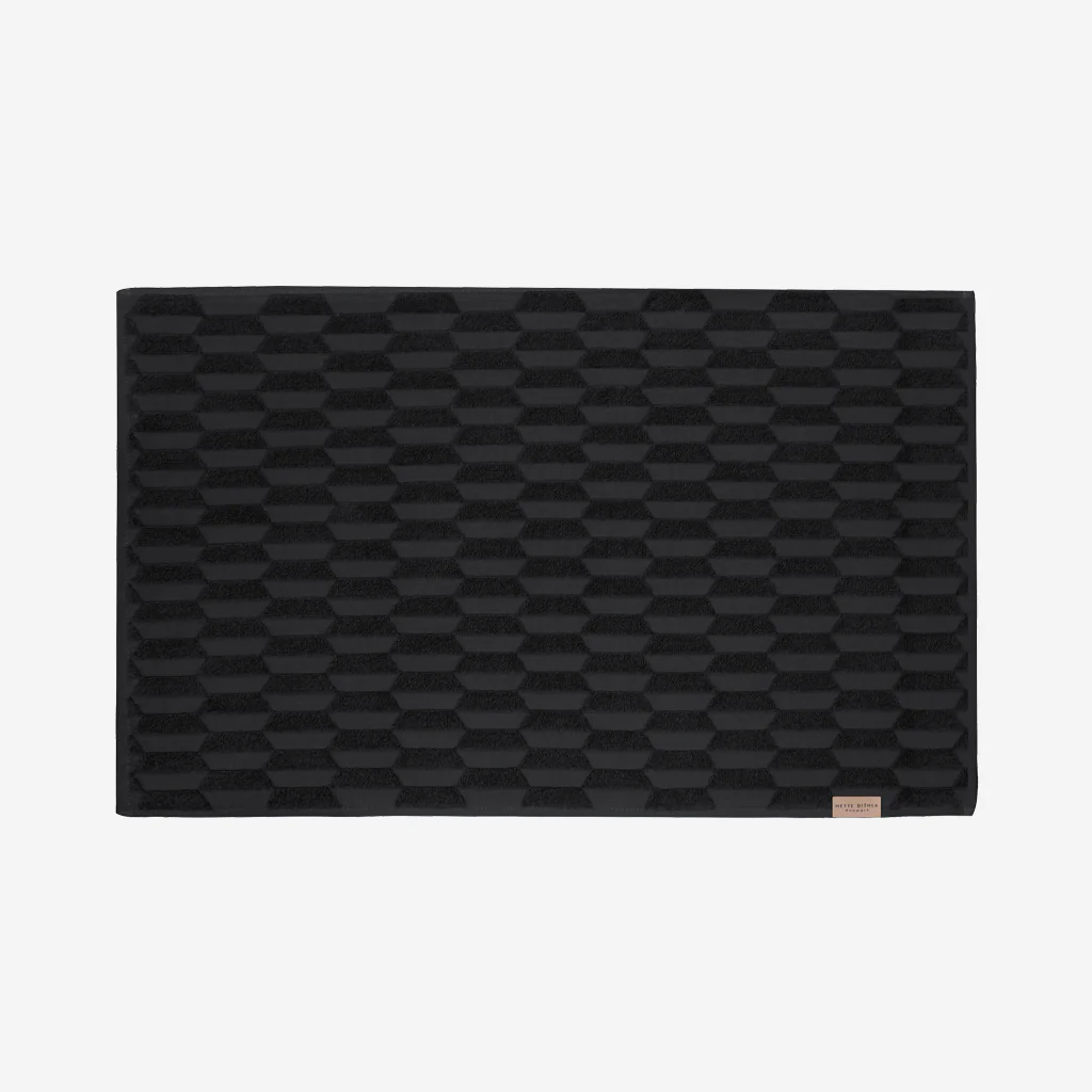 Mette Ditmer Geo Bath Mat Black - Image 3