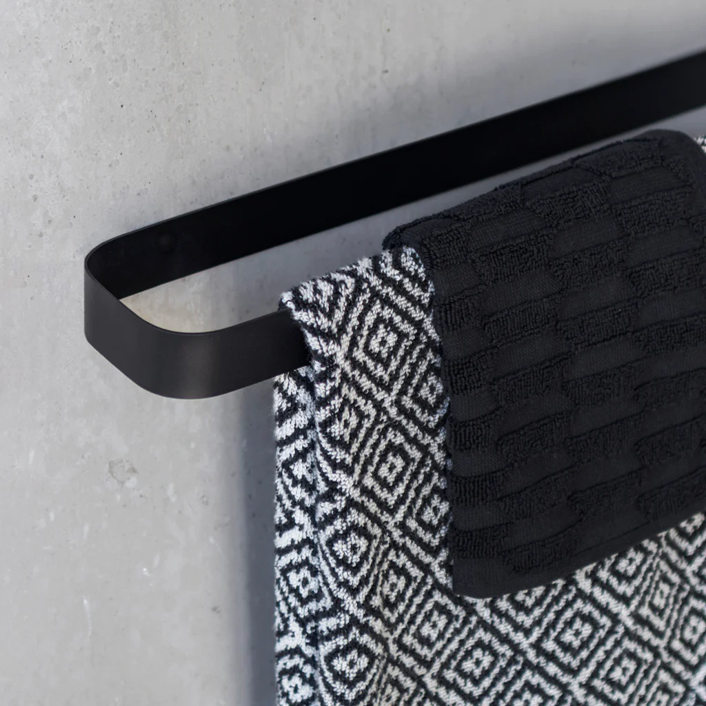 Mette Ditmer Geo Bath Mat Black - Image 4
