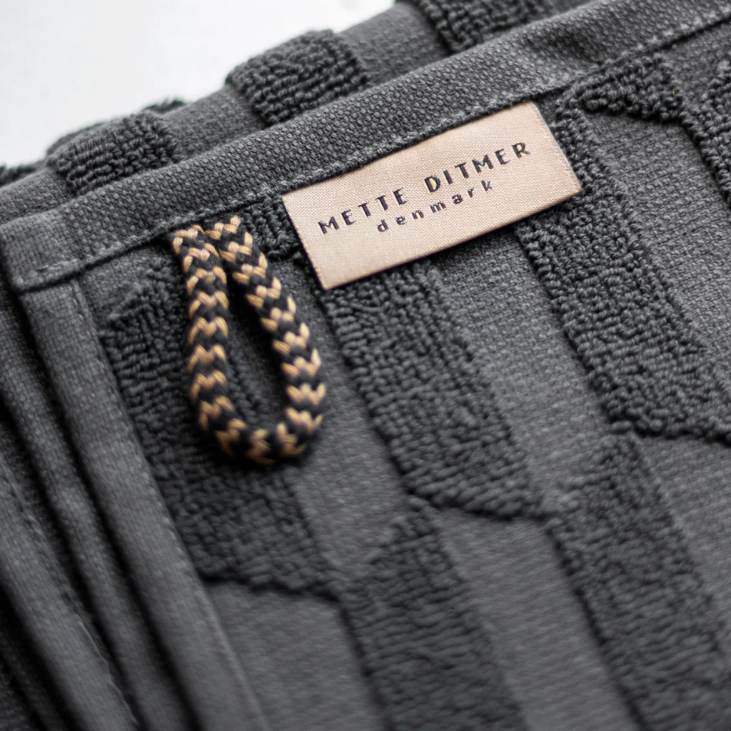 Mette Ditmer Geo Bath Mat Black - Image 5