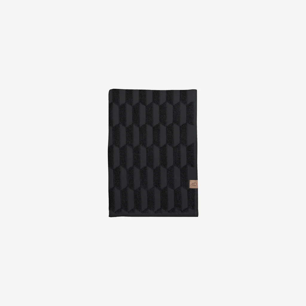 Mette Ditmer Geo Towel Black
