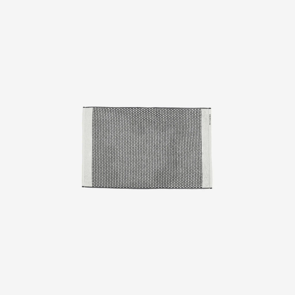 Mette Ditmer Grid Bath Mat Black White