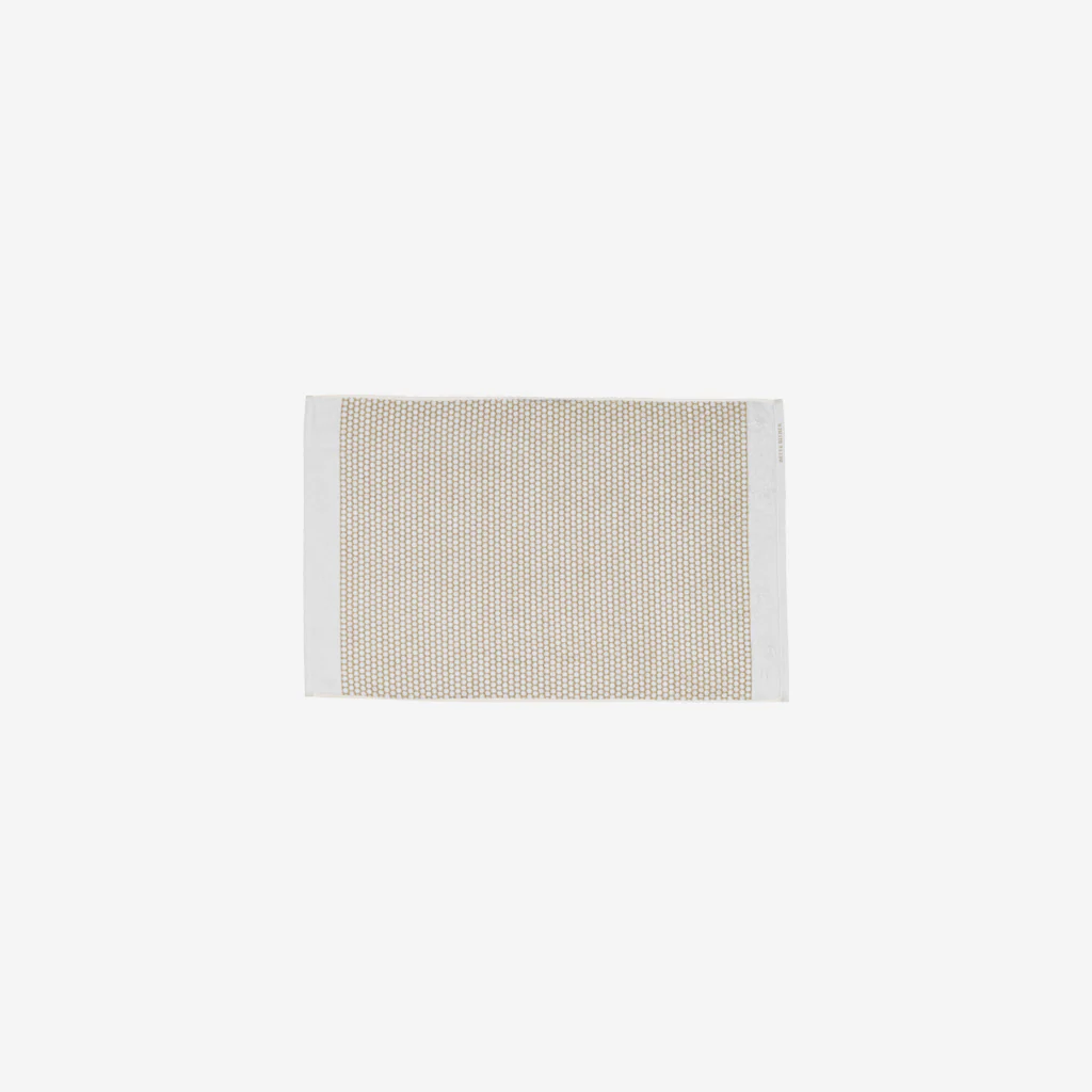 Mette Ditmer Grid Bath Mat Sand White