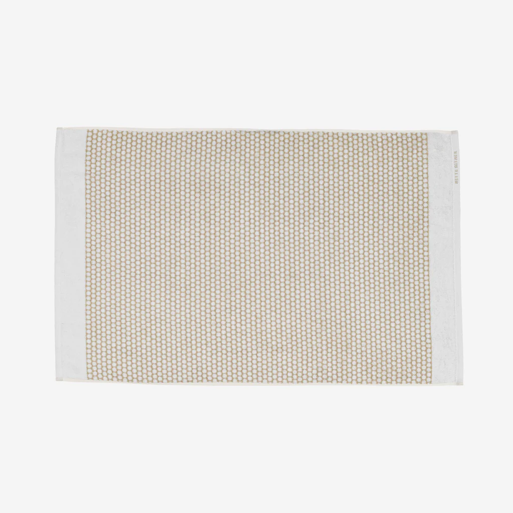 Mette Ditmer Grid Bath Mat Sand White - Image 2
