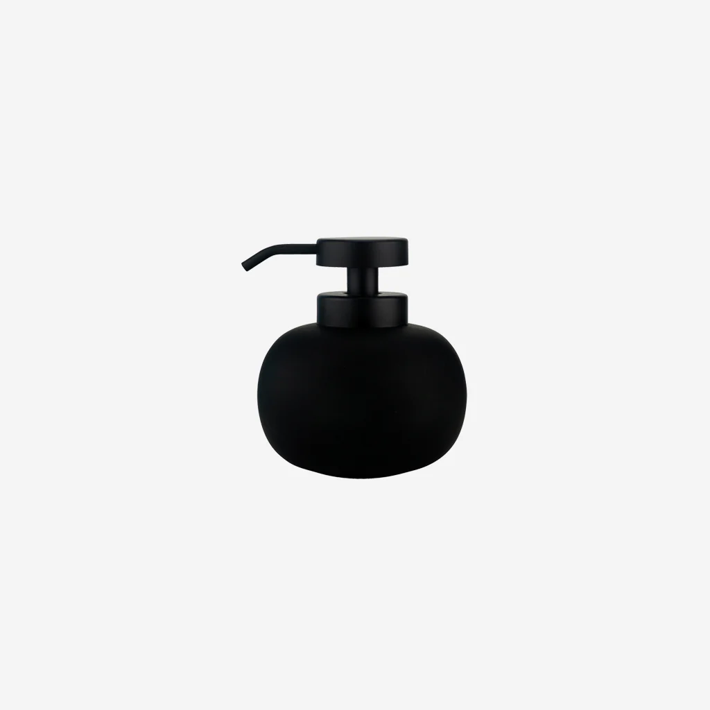 Mette Ditmer Lotus Soap Pump Low Black