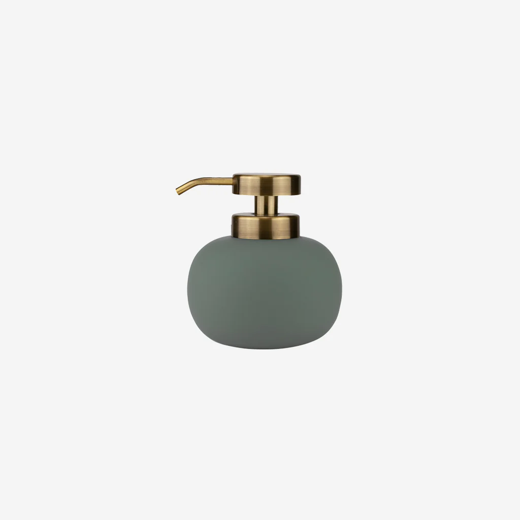Mette Ditmer Lotus Soap Pump Low Frost Green