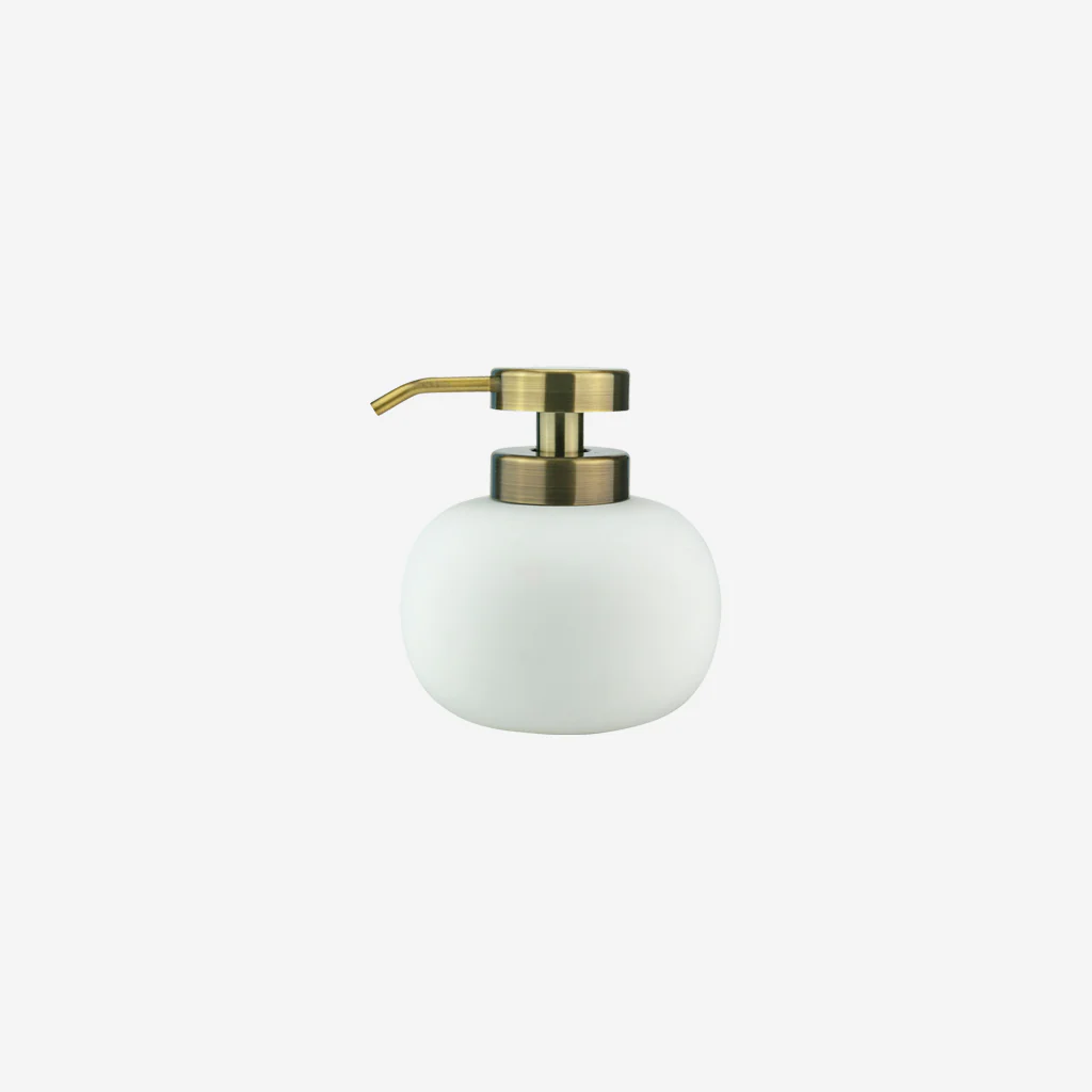 Mette Ditmer Lotus Soap Pump Low White
