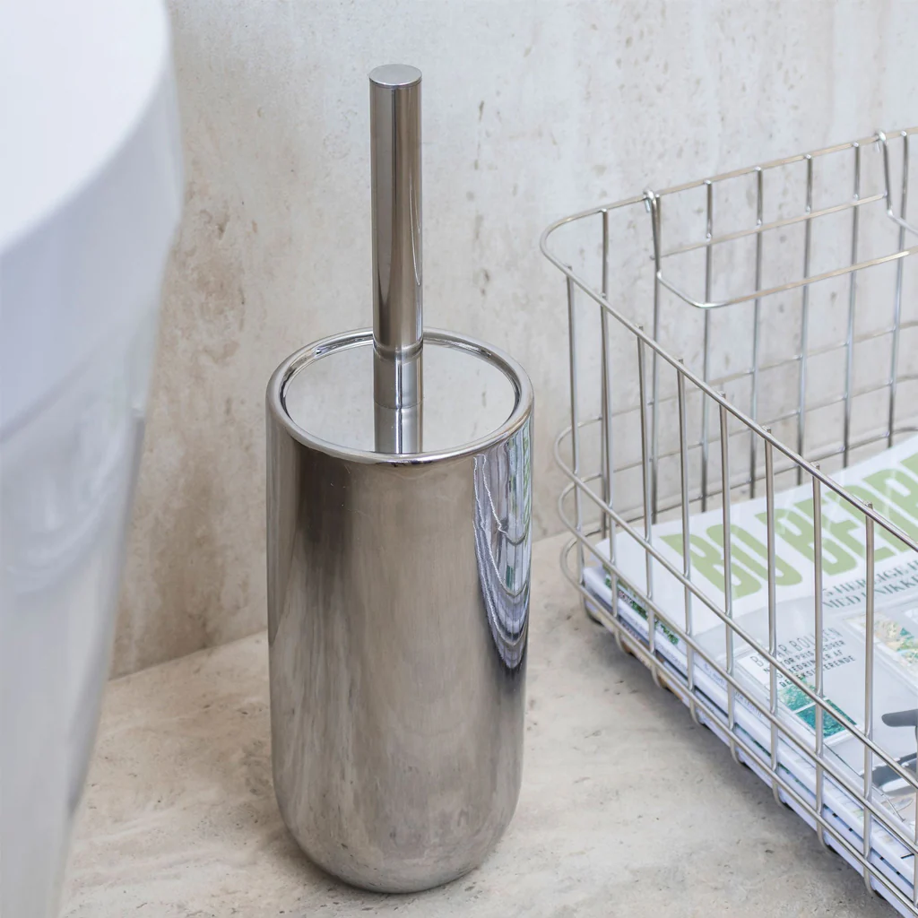 Mette Ditmer Lotus Toilet Brush Chrome - Image 2