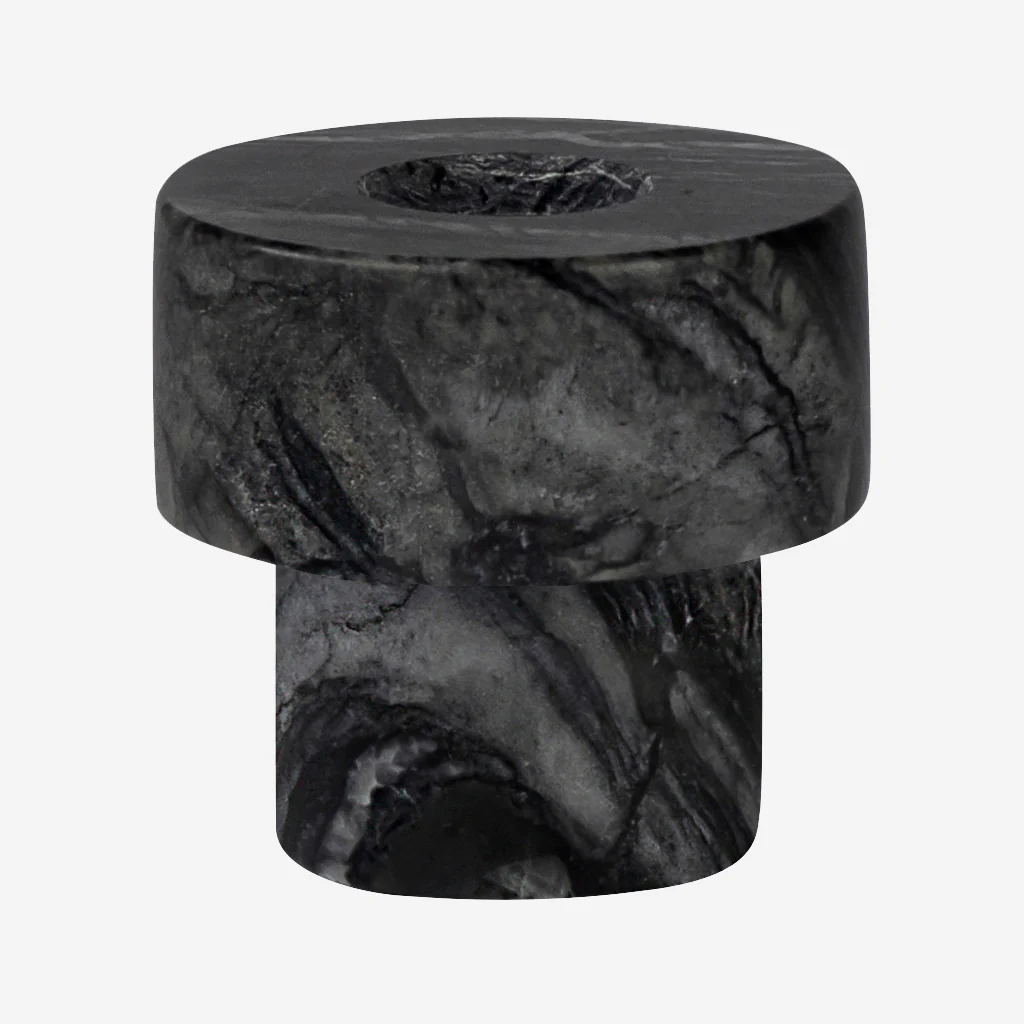 Mette Ditmer Marble Candleholder Black Small - Image 4