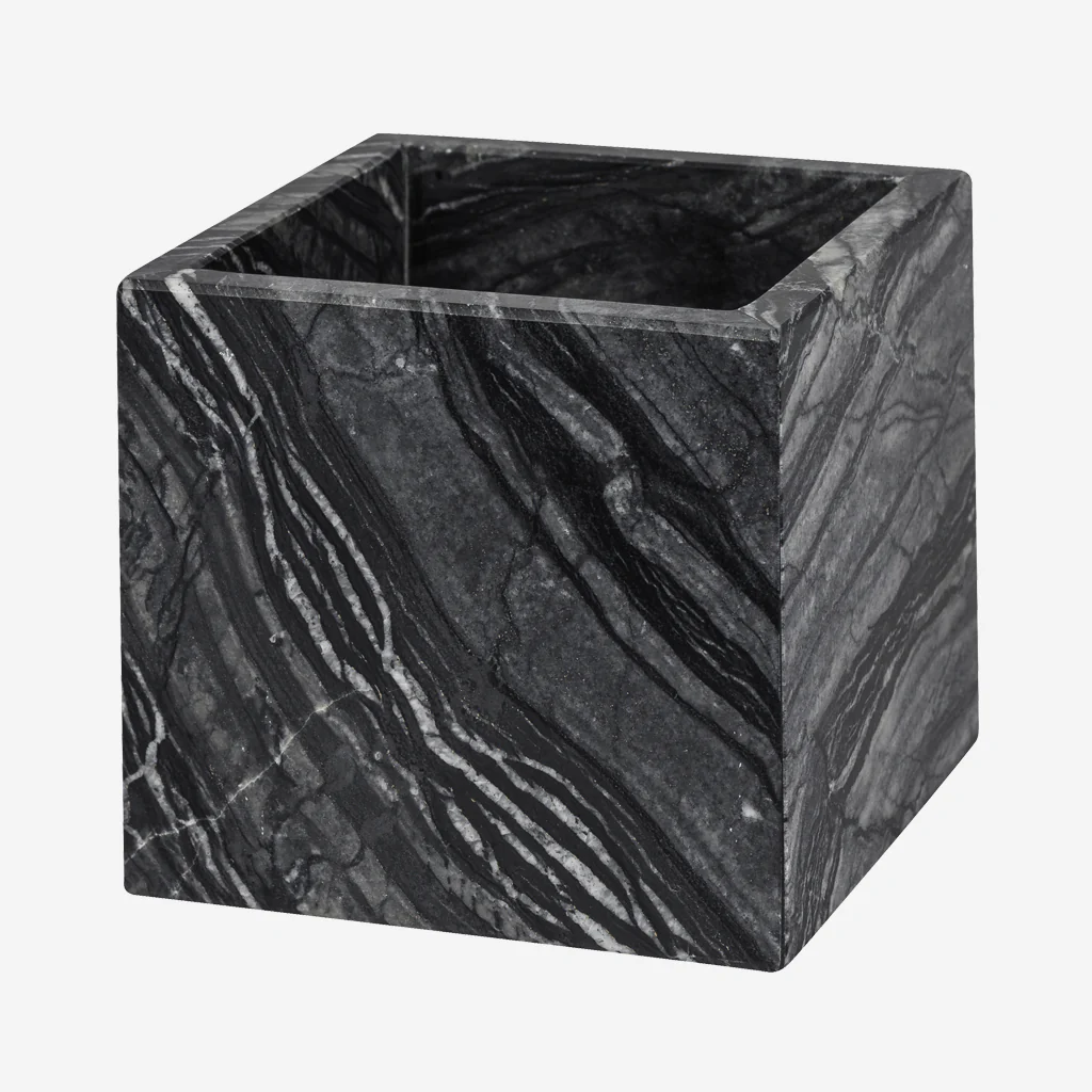 Mette Ditmer Marble Cube Black Grey - Image 4
